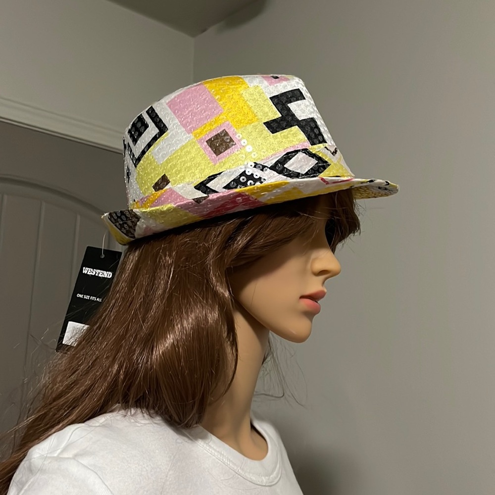 Sequins colorful fedora